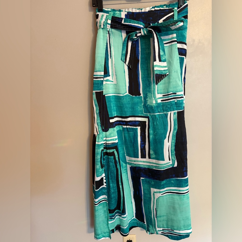 Lane Bryant Maxi Skirt 
Geometric Patterned